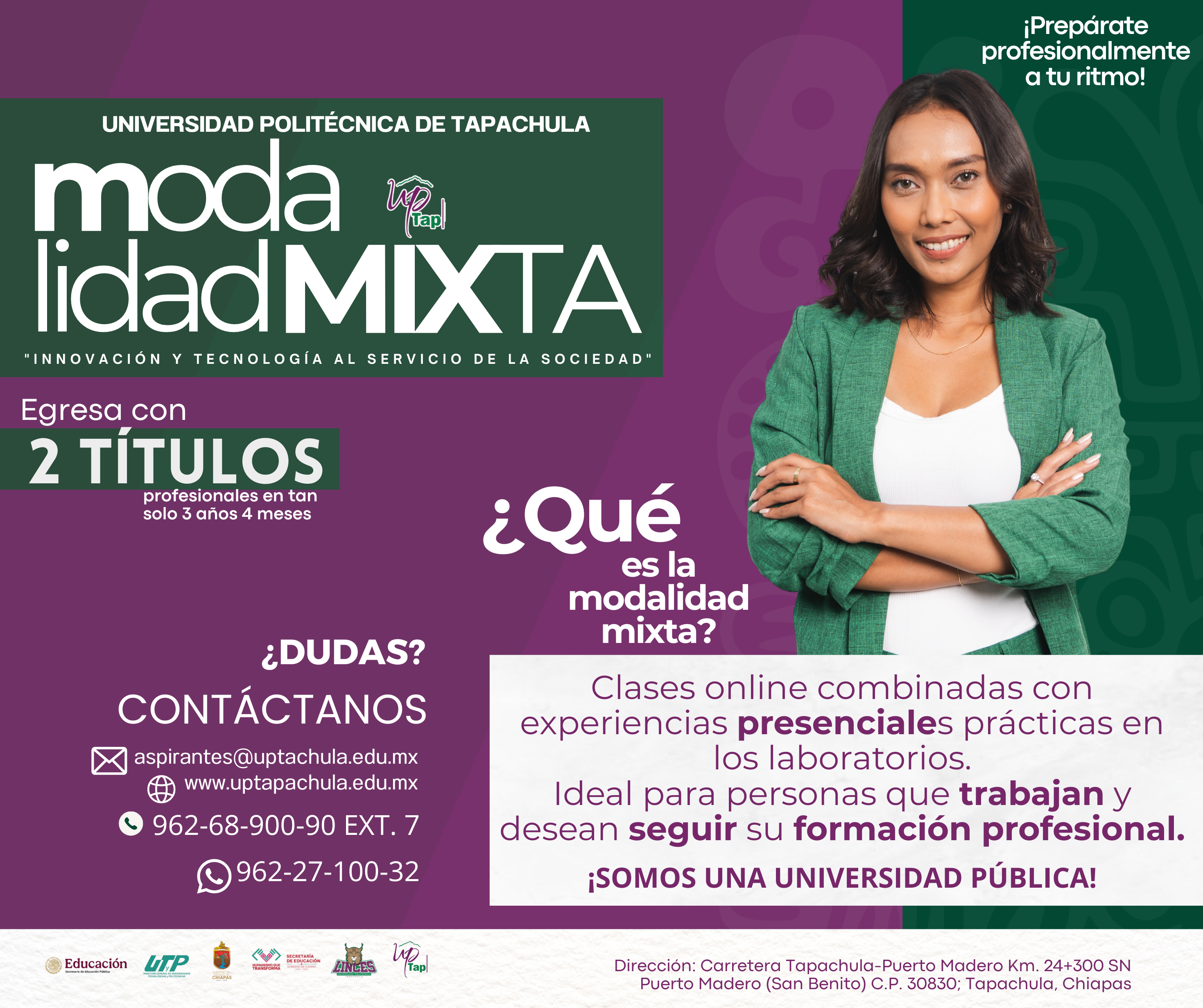 ¿Trabajas y quieres seguir estudiando? ¡Esta es tu oportunidad!