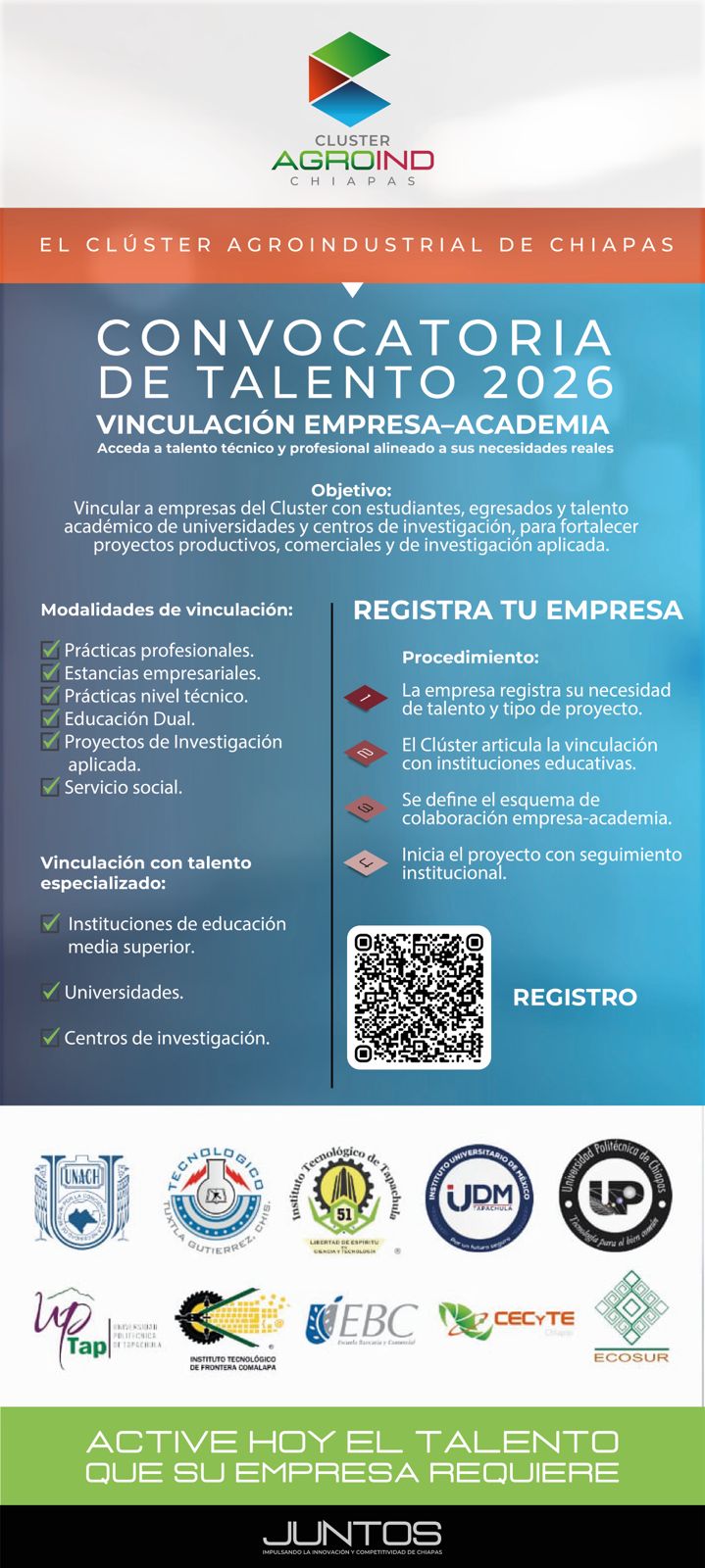 Convocatoria de Talento 2026