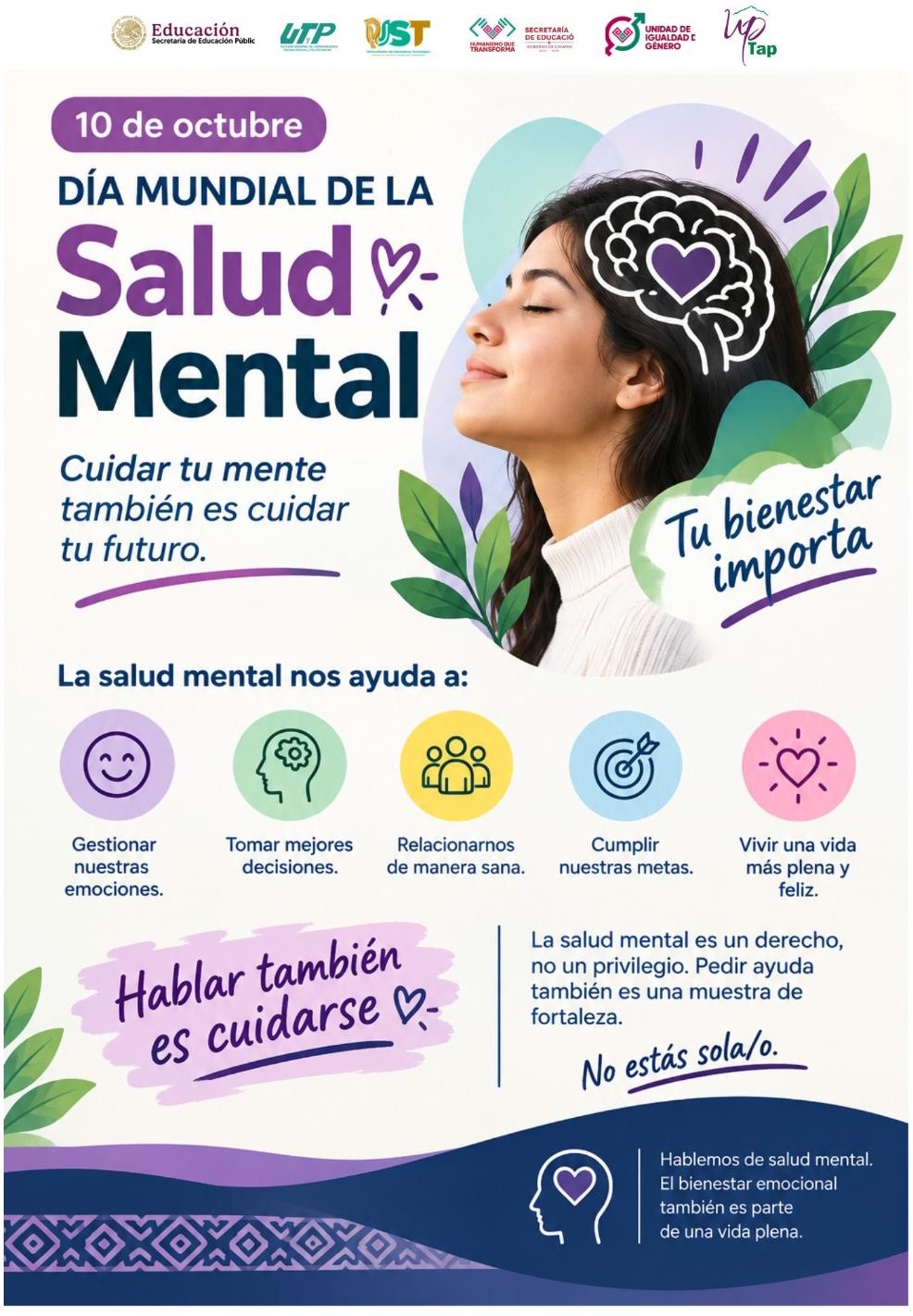 TU BIENESTAR MENTAL IMPORTA