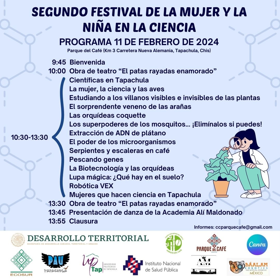 UPTAPACHULA participa en Festival de la mujer y la niña en la ciencia organizado por el CEDECO